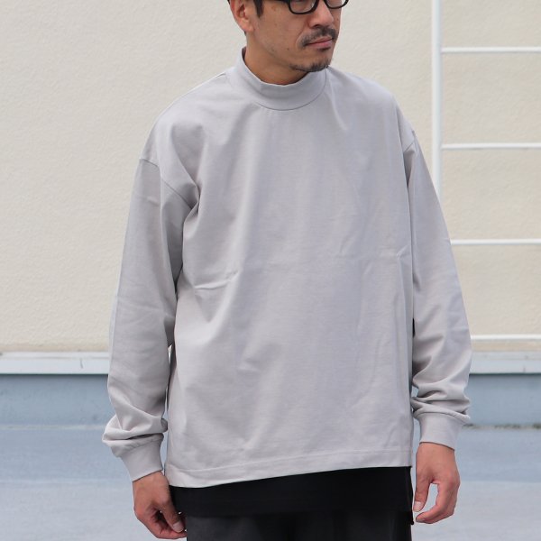 画像11: VORTEX 8オンス(MVS天竺)モックネック バルーン 長袖Tee『MADE IN JAPAN』『日本製』 / Upscape Audience