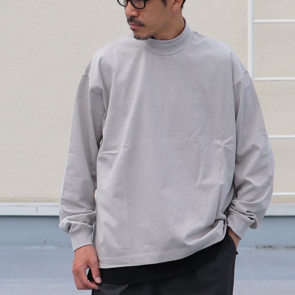 画像12: VORTEX 8オンス(MVS天竺)モックネック バルーン 長袖Tee『MADE IN JAPAN』『日本製』 / Upscape Audience