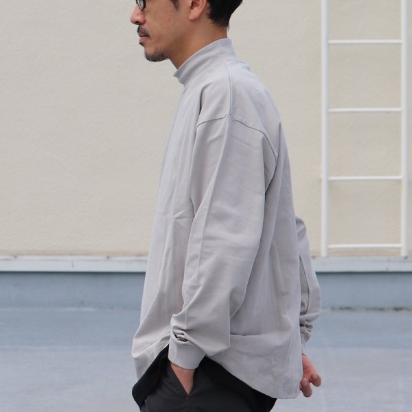 画像13: VORTEX 8オンス(MVS天竺)モックネック バルーン 長袖Tee『MADE IN JAPAN』『日本製』 / Upscape Audience