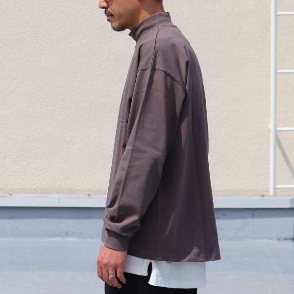 画像16: VORTEX 8オンス(MVS天竺)モックネック バルーン 長袖Tee『MADE IN JAPAN』『日本製』 / Upscape Audience