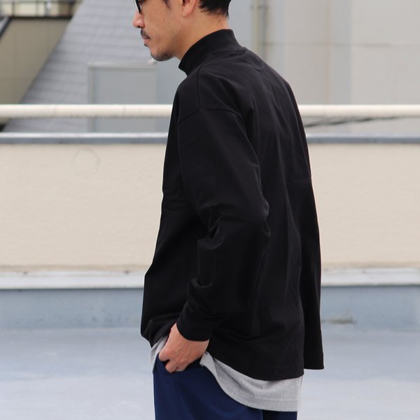 画像7: VORTEX 8オンス(MVS天竺)モックネック バルーン 長袖Tee『MADE IN JAPAN』『日本製』 / Upscape Audience