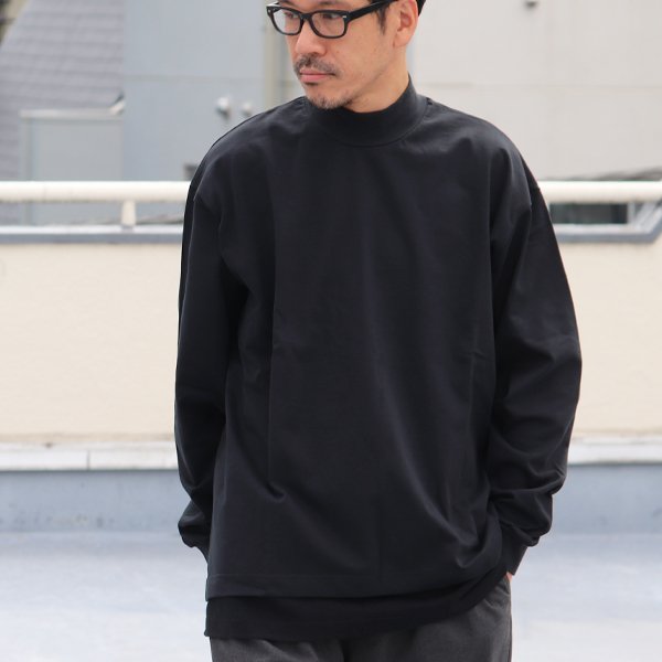 画像8: VORTEX 8オンス(MVS天竺)モックネック バルーン 長袖Tee『MADE IN JAPAN』『日本製』 / Upscape Audience