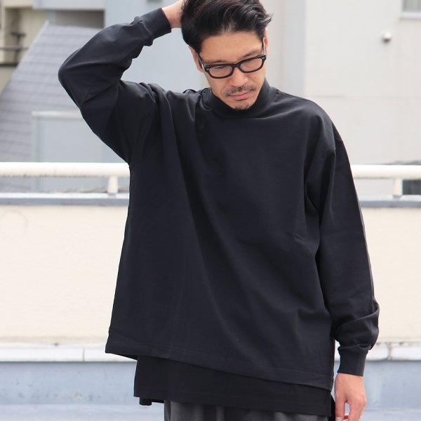 画像9: VORTEX 8オンス(MVS天竺)モックネック バルーン 長袖Tee『MADE IN JAPAN』『日本製』 / Upscape Audience