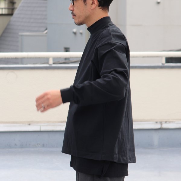 画像10: VORTEX 8オンス(MVS天竺)モックネック バルーン 長袖Tee『MADE IN JAPAN』『日本製』 / Upscape Audience