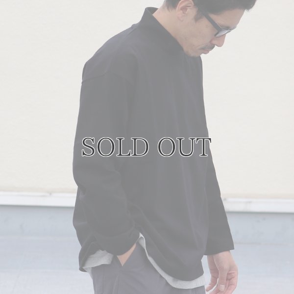 画像5: Basque10オンス(バスク天竺)フレンチボーダー モックネック ボクシー Tee【MADE IN JAPAN】『日本製』/ Upscape Audience