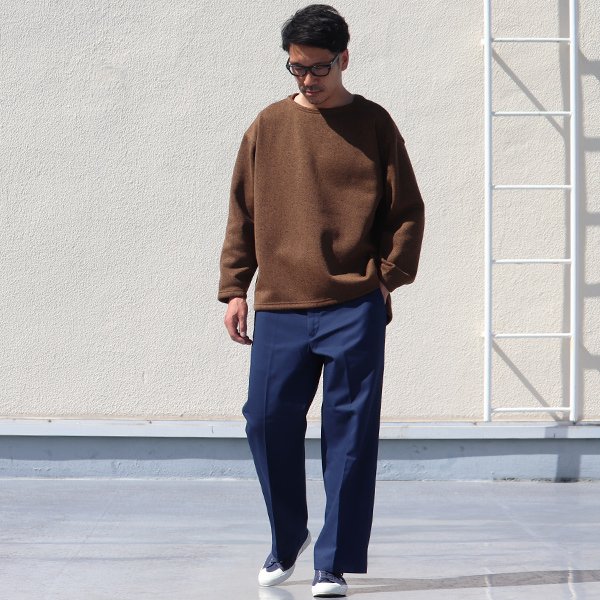 画像11: セーターフリース レイヤード ボクシー ボー トネック【MADE IN JAPAN】『日本製』 / Upscape Audience