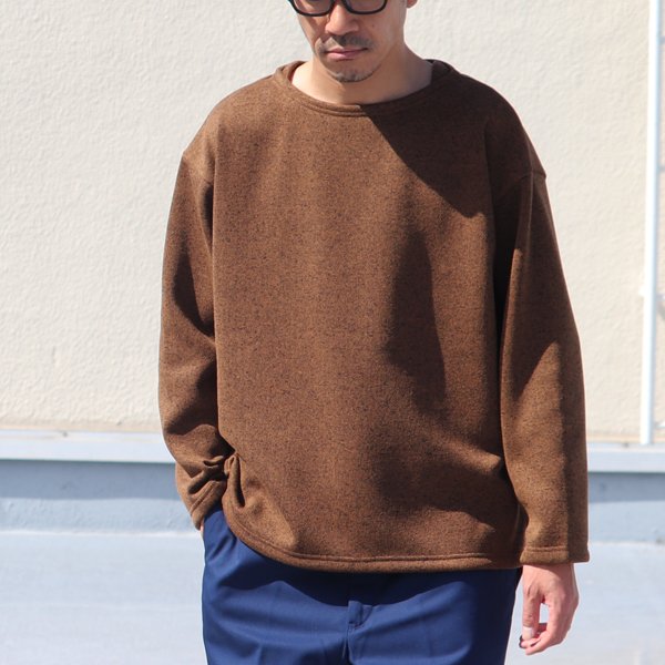 画像9: セーターフリース レイヤード ボクシー ボー トネック【MADE IN JAPAN】『日本製』 / Upscape Audience