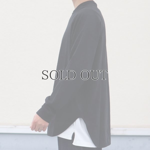 画像18: 丸胴 ヘビーウェイト（度詰天竺）10オンス ヘムラウンド 長袖Tシャツ【MADE IN JAPAN】『日本製』/ Upscape Audience