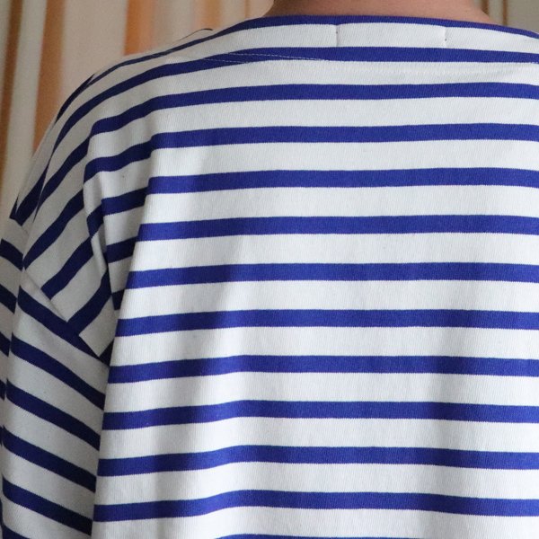 画像19: Basque10オンス(バスク天竺)フレンチボーダー ボートネック ボクシーハーフスリーブTEE【MADE IN JAPAN】『日本製』/ Upscape Audience