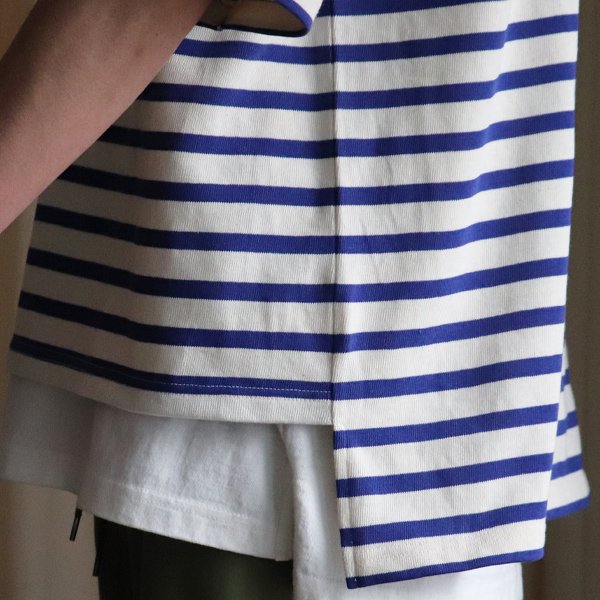 画像20: Basque10オンス(バスク天竺)フレンチボーダー ボートネック ボクシーハーフスリーブTEE【MADE IN JAPAN】『日本製』/ Upscape Audience