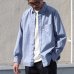 画像4: ワンウォッシュ ボタンダウン L/S テーパードシャツ【MADE IN JAPAN】『日本製』/ Upscape Audience