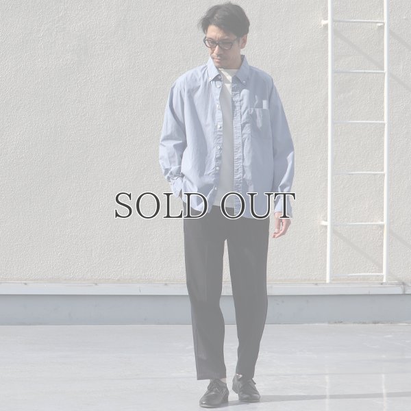 画像10: ワンウォッシュ ボタンダウン L/S テーパードシャツ【MADE IN JAPAN】『日本製』/ Upscape Audience