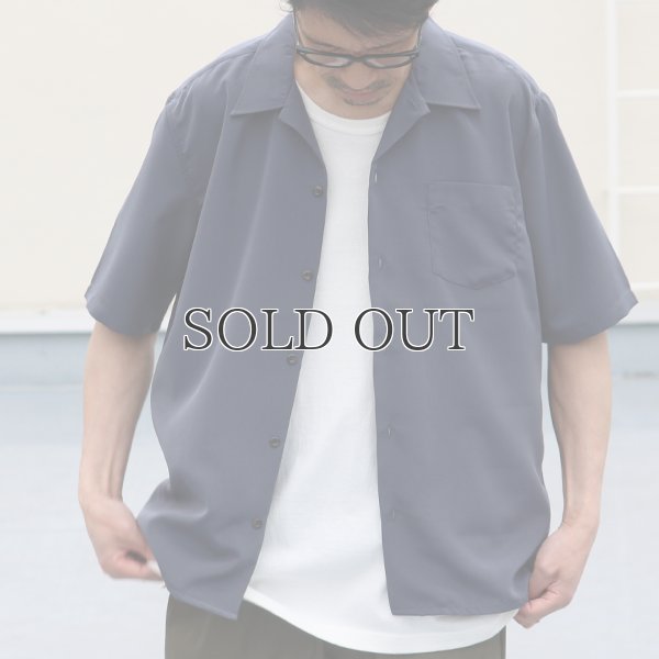 画像4: レーヨンライク ピーチファイユ オープンカラー ハーフスリーブ シャツ【MADE IN JAPAN】『日本製』/ Upscape Audience