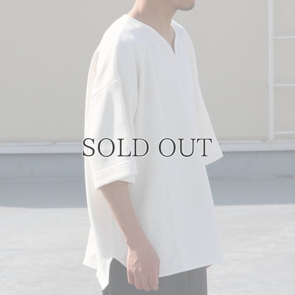 画像12: ローゲージストレッチ カノコダブルフェイス（15オンス）キーネックハーフスリーブ【MADE IN JAPAN】『日本製』 / Upscape Audience