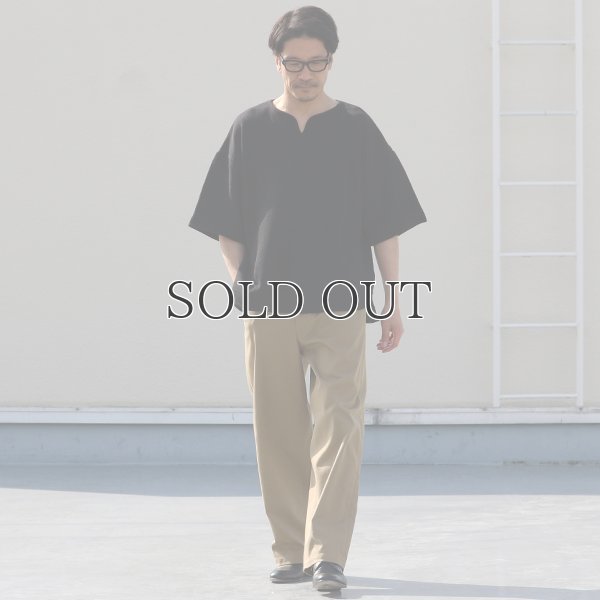 画像17: ローゲージストレッチ カノコダブルフェイス（15オンス）キーネックハーフスリーブ【MADE IN JAPAN】『日本製』 / Upscape Audience