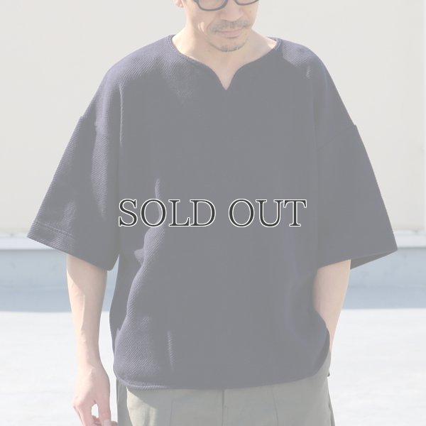 画像6: ローゲージストレッチ カノコダブルフェイス（15オンス）キーネックハーフスリーブ【MADE IN JAPAN】『日本製』 / Upscape Audience