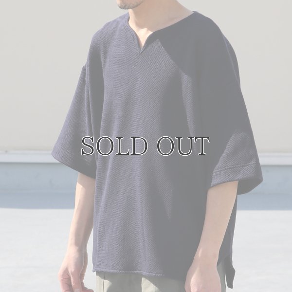 画像8: ローゲージストレッチ カノコダブルフェイス（15オンス）キーネックハーフスリーブ【MADE IN JAPAN】『日本製』 / Upscape Audience