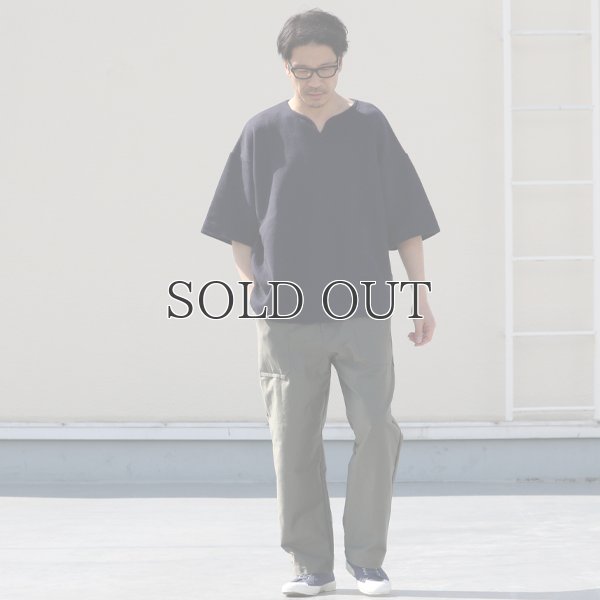 画像9: ローゲージストレッチ カノコダブルフェイス（15オンス）キーネックハーフスリーブ【MADE IN JAPAN】『日本製』 / Upscape Audience