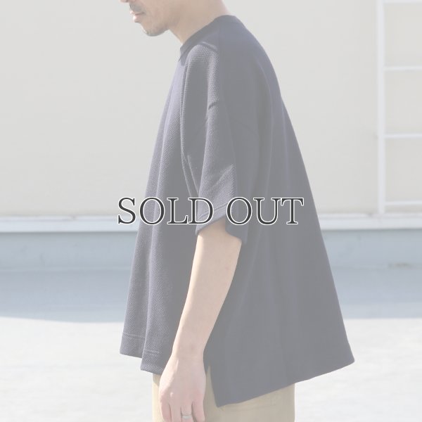 画像16: ローゲージストレッチ カノコダブルフェイス(15オンス)クルーネックハーフスリーブ【MADE IN JAPAN】『日本製』 / Upscape Audience