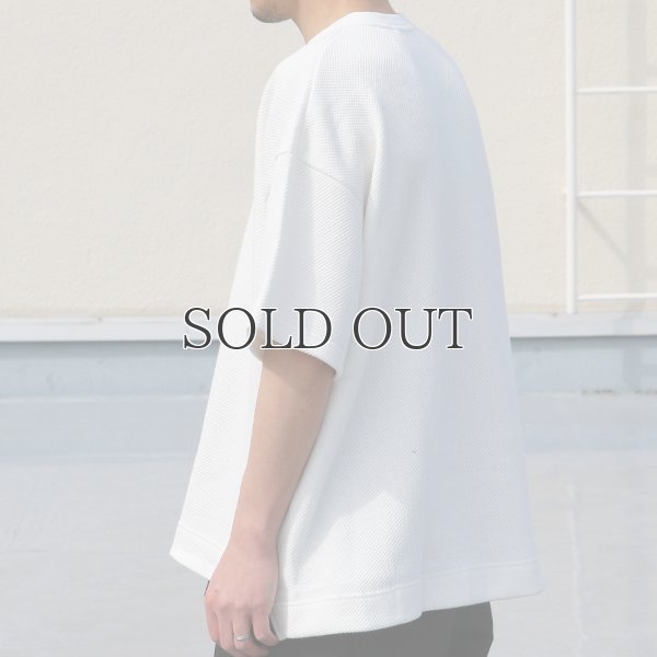 画像4: ローゲージストレッチ カノコダブルフェイス(15オンス)クルーネックハーフスリーブ【MADE IN JAPAN】『日本製』 / Upscape Audience