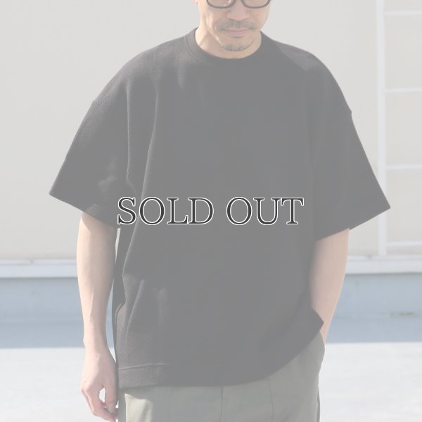 画像7: ローゲージストレッチ カノコダブルフェイス(15オンス)クルーネックハーフスリーブ【MADE IN JAPAN】『日本製』 / Upscape Audience