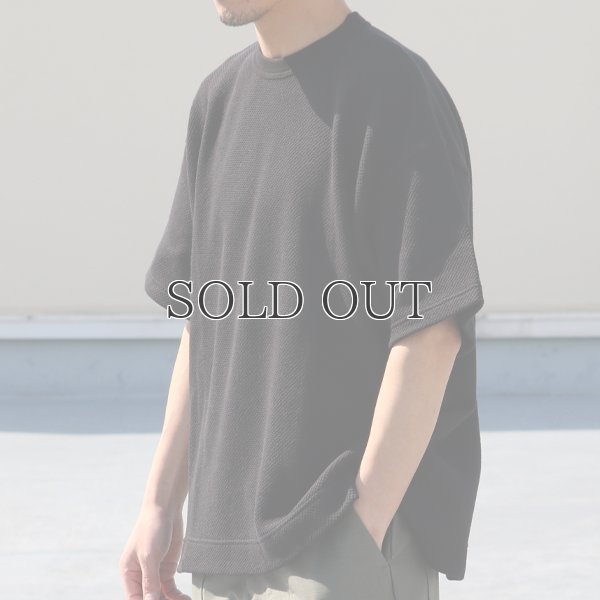 画像8: ローゲージストレッチ カノコダブルフェイス(15オンス)クルーネックハーフスリーブ【MADE IN JAPAN】『日本製』 / Upscape Audience