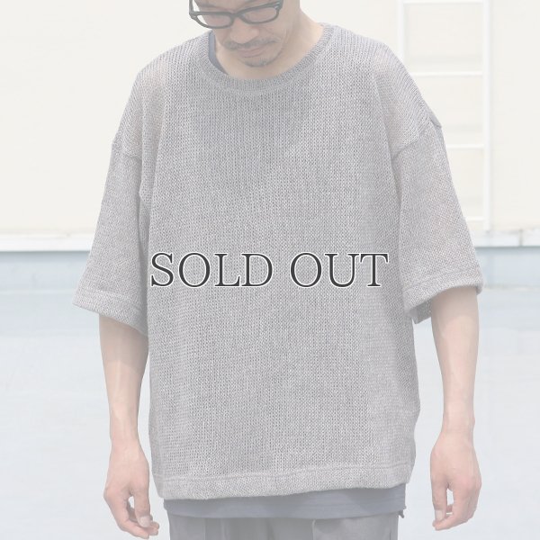 画像4: リネンMIX 引き揃え天竺 クルーネックハーフスリーブTシャツ【MADE IN JAPAN】『日本製』 / Upscape Audience