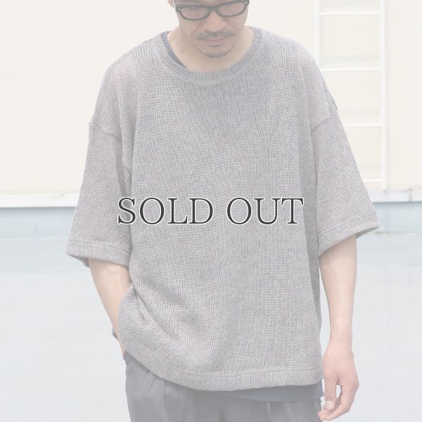 画像3: リネンMIX 引き揃え天竺 クルーネックハーフスリーブTシャツ【MADE IN JAPAN】『日本製』 / Upscape Audience