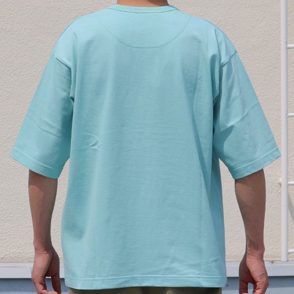 画像11: 17/1 空紡糸天竺(12オンス)ヘンリーネック ハーフスリーブ Tシャツ【MADE IN JAPAN】『日本製』/ Upscape Audience