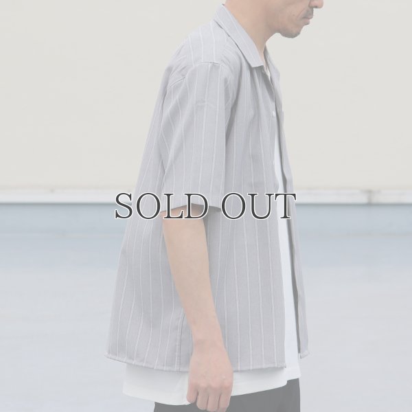 画像12: Reflax®(リフラクス)ポリエステル リネンライク LINON（リノン）ストライプオープンカラー ハーフスリーブシャツ【MADE IN JAPAN】『日本製』/ Upscape Audience