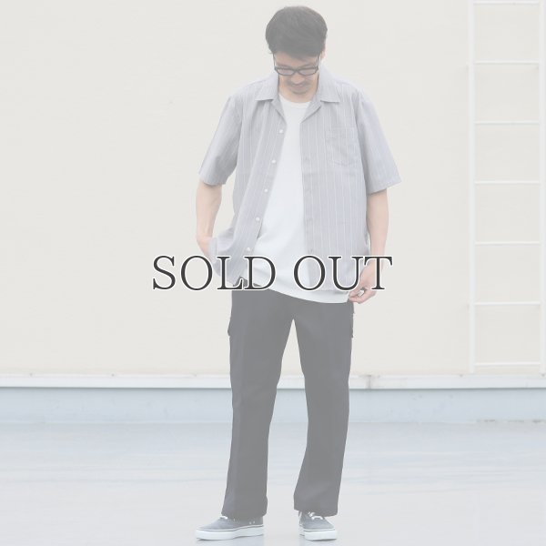 画像14: Reflax®(リフラクス)ポリエステル リネンライク LINON（リノン）ストライプオープンカラー ハーフスリーブシャツ【MADE IN JAPAN】『日本製』/ Upscape Audience