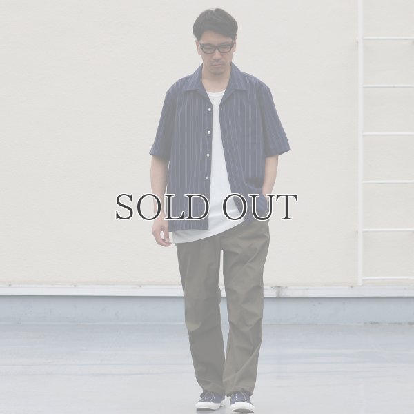 画像7: Reflax®(リフラクス)ポリエステル リネンライク LINON（リノン）ストライプオープンカラー ハーフスリーブシャツ【MADE IN JAPAN】『日本製』/ Upscape Audience