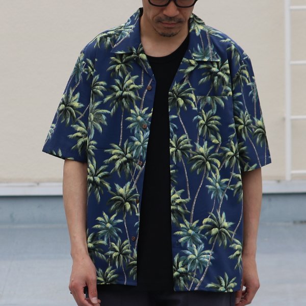 画像17: コットンレーヨン ヴィンテージアロハ柄 オープンカラー ハーフスリーブ シャツ【MADE IN JAPAN】『日本製』/ Upscape Audience