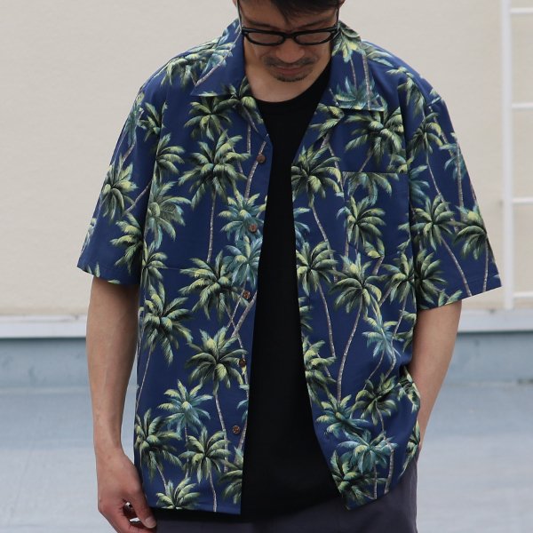 画像19: コットンレーヨン ヴィンテージアロハ柄 オープンカラー ハーフスリーブ シャツ【MADE IN JAPAN】『日本製』/ Upscape Audience