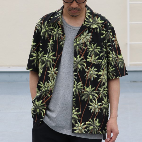 画像5: コットンレーヨン ヴィンテージアロハ柄 オープンカラー ハーフスリーブ シャツ【MADE IN JAPAN】『日本製』/ Upscape Audience