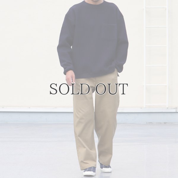 画像7: 「尾州」コットンキルト クルーネック プルオーバー【MADE IN JAPAN】『日本製』 / Upscape Audience