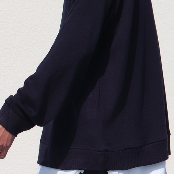 画像19: EXLANWOOL® (エクスランウール) スムース サドルショルダー ガゼット クルーネック長袖【MADE IN JAPAN】『日本製』 / Upscape Audience