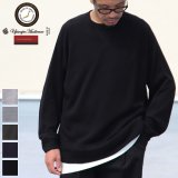 EXLANWOOL® (エクスランウール) スムース サドルショルダー ガゼット クルーネック長袖【MADE IN JAPAN】『日本製』 / Upscape Audience