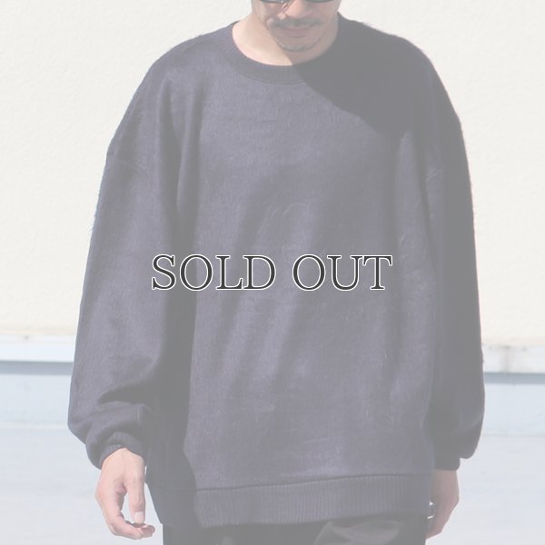 画像15: EXLANWOOL® (エクスランウール) シャギー クルーネック ニットソー【MADE IN JAPAN】『日本製』 / Upscape Audience