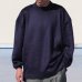 画像3: EXLANWOOL® (エクスランウール) シャギー モックネック ニットソー【MADE IN JAPAN】『日本製』 / Upscape Audience