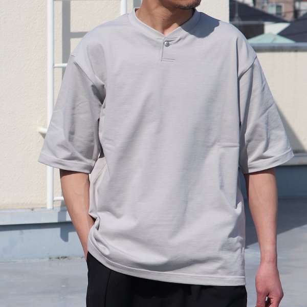 画像2: VORTEX8オンス（MVS天竺）コンチョボタンヘンリー ハーフスリーブ テーパードTシャツ【MADE IN JAPAN】『日本製』/ Upscape Audience
