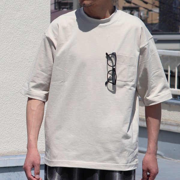 画像5: VORTEX8オンス（MVS天竺）グラスポケ付き クルーネック ハーフスリーブ テーパードTシャツ【MADE IN JAPAN】『日本製』/ Upscape Audience