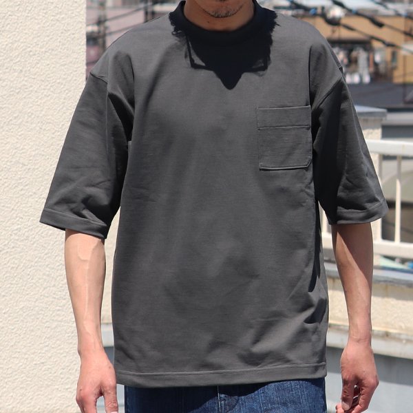 画像10: VORTEX8オンス（MVS天竺）グラスポケ付き クルーネック ハーフスリーブ テーパードTシャツ【MADE IN JAPAN】『日本製』/ Upscape Audience