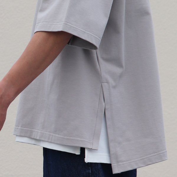 画像24: VORTEX 8オンス（MVS天竺）サイドスリット ハーフスリーブ ボクシーAライン Tee【MADE IN JAPAN】『日本製』/ Upscape Audience