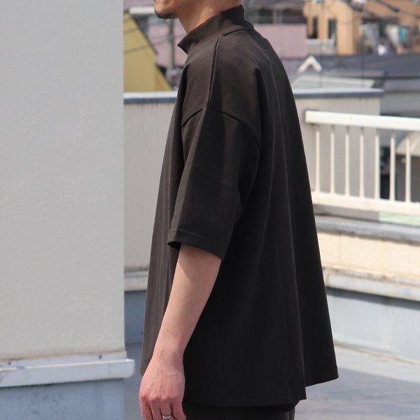 画像13: VORTEX 8オンス(MVS天竺)モックネック バルーン ハーフスリーブ Tシャツ【MADE IN JAPAN】『日本製』/ Upscape Audience