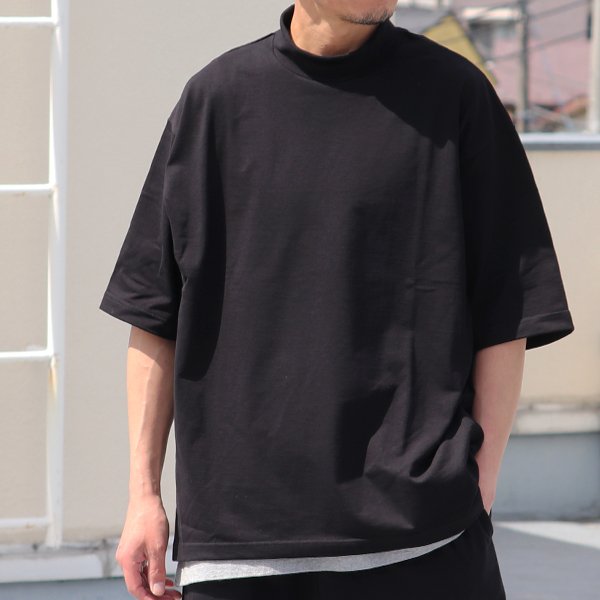 画像14: VORTEX 8オンス(MVS天竺)モックネック バルーン ハーフスリーブ Tシャツ【MADE IN JAPAN】『日本製』/ Upscape Audience