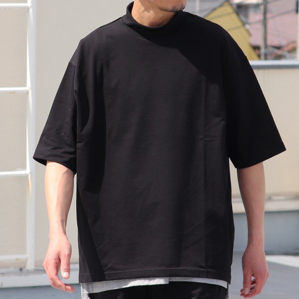 画像15: VORTEX 8オンス(MVS天竺)モックネック バルーン ハーフスリーブ Tシャツ【MADE IN JAPAN】『日本製』/ Upscape Audience