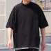 画像15: VORTEX 8オンス（MVS天竺）モックネック バルーン ハーフスリーブ Tシャツ【MADE IN JAPAN】『日本製』/ Upscape Audience