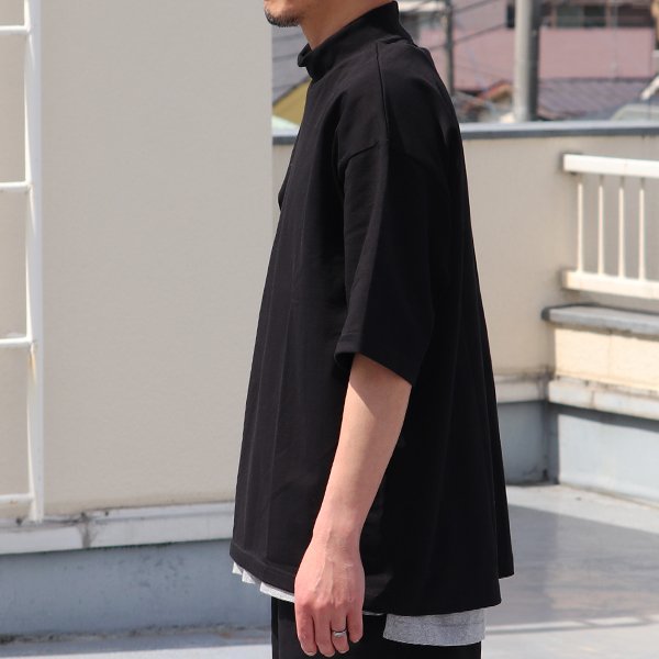 画像16: VORTEX 8オンス(MVS天竺)モックネック バルーン ハーフスリーブ Tシャツ【MADE IN JAPAN】『日本製』/ Upscape Audience