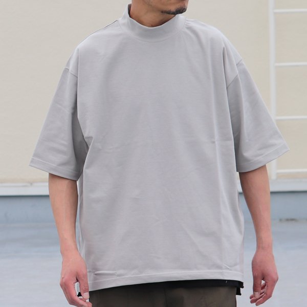 画像3: VORTEX 8オンス(MVS天竺)モックネック バルーン ハーフスリーブ Tシャツ【MADE IN JAPAN】『日本製』/ Upscape Audience